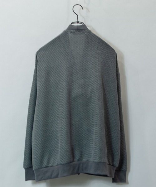 JACKROSE（ジャックローズ）の「JE・ニット変り網ルーズカーディガン（カーディガン/ボレロ・メンズ・パープル/サックスブルー/グリーン/チャコール・M/L）」の5枚目の写真