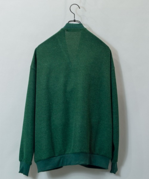 JACKROSE（ジャックローズ）の「JE・ニット変り網ルーズカーディガン（カーディガン/ボレロ・メンズ・パープル/サックスブルー/グリーン/チャコール・M/L）」の6枚目の写真