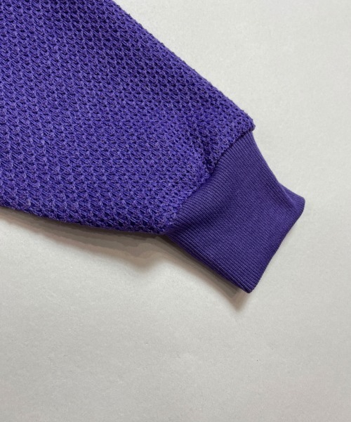 JACKROSE（ジャックローズ）の「JE・ニット変り網ルーズカーディガン（カーディガン/ボレロ・メンズ・パープル/サックスブルー/グリーン/チャコール・M/L）」の13枚目の写真