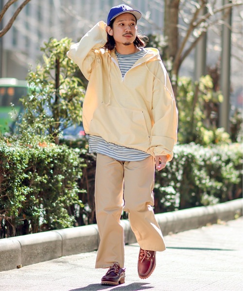 JOINT WORKS（ジョイントワークス）の「【SMITH'S AMERICAN/スミスアメリカン】 ANORAK パーカー（ブルゾン・メンズ・サックスブルー/イエロー・MEDIUM/LARGE）」の6枚目の写真