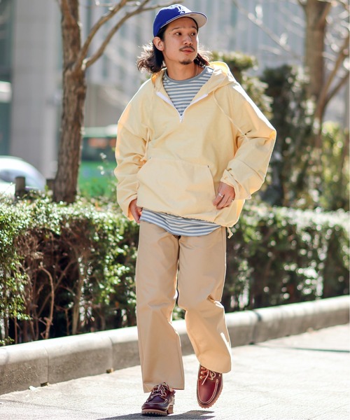 JOINT WORKS（ジョイントワークス）の「【SMITH'S AMERICAN/スミスアメリカン】 ANORAK パーカー（ブルゾン・メンズ・サックスブルー/イエロー・MEDIUM/LARGE）」の7枚目の写真
