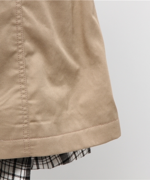 one after another NICE CLAUP（ワンアフターアナザーナイスクラップ）の「【 non-no5月号掲載 ナイスクラップ】トレンチコート（トレンチコート・レディース・ライトベージュ/ベージュ/ネイビー・MEDIUM/LARGE）」の11枚目の写真