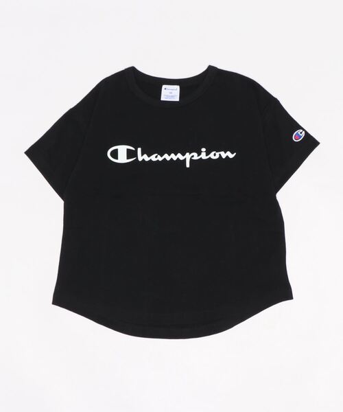 Champion(チャンピオン)の「【KIDS】【Champion/チャンピオン】UNISEXオーバーサイズTシャツ(Tシャツ/カットソー・キッズ・ブラック/ベージュ/オフホワイト・130/120/140)」の15枚目の写真