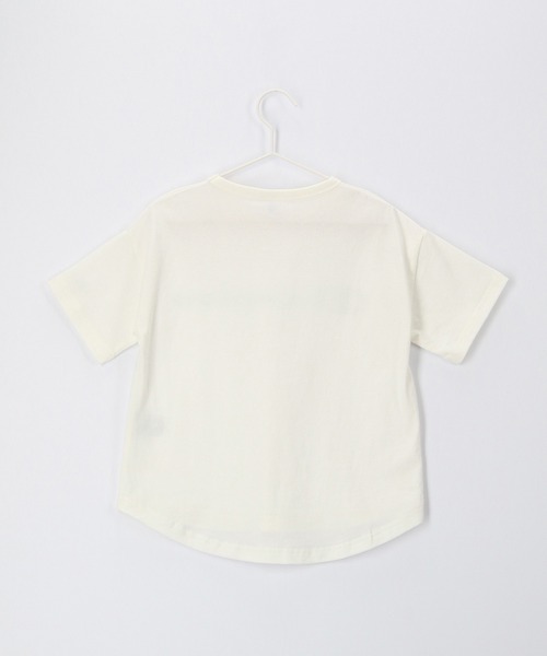 Champion(チャンピオン)の「【KIDS】【Champion/チャンピオン】UNISEXオーバーサイズTシャツ(Tシャツ/カットソー・キッズ・ブラック/ベージュ/オフホワイト・130/120/140)」の5枚目の写真