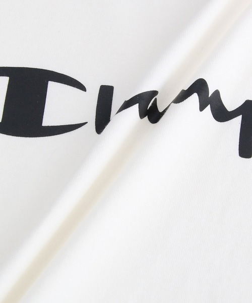 Champion(チャンピオン)の「【KIDS】【Champion/チャンピオン】UNISEXオーバーサイズTシャツ(Tシャツ/カットソー・キッズ・ブラック/ベージュ/オフホワイト・130/120/140)」の10枚目の写真