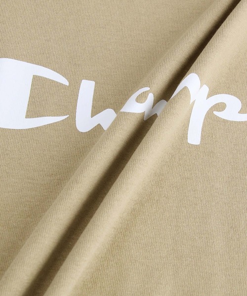 Champion(チャンピオン)の「【KIDS】【Champion/チャンピオン】UNISEXオーバーサイズTシャツ(Tシャツ/カットソー・キッズ・ブラック/ベージュ/オフホワイト・130/120/140)」の12枚目の写真