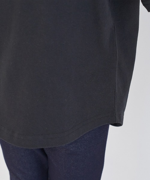 Champion(チャンピオン)の「【KIDS】【Champion/チャンピオン】UNISEXオーバーサイズTシャツ(Tシャツ/カットソー・キッズ・ブラック/ベージュ/オフホワイト・130/120/140)」の21枚目の写真