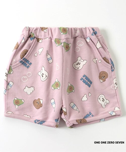 apres les cours（アプレレクール）の「1107 2柄4色ハーフパンツ（その他パンツ・キッズ・ピンク/イエロー/キナリ/グリーン・110/80/90/130/100/120）」の4枚目の写真