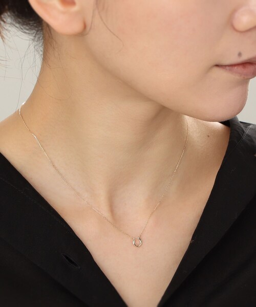 ココシュニック　k10ニュアンススクリューネックレス K10ニュアンススクリュー ネックレス（ネックレス） | COCOSHNIK