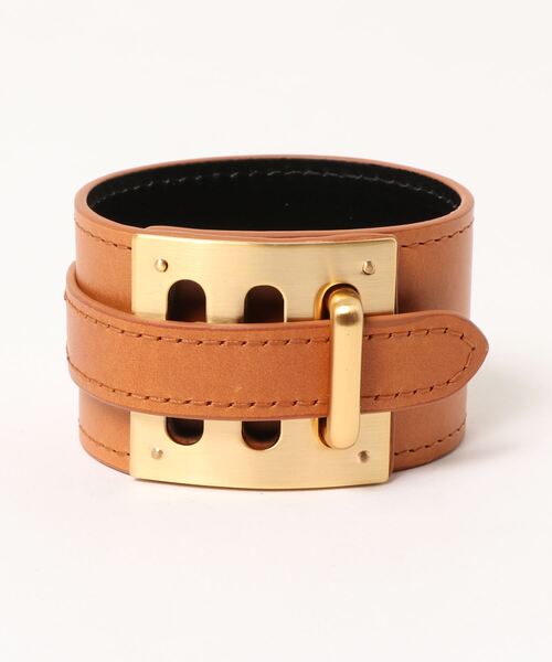 L.H.P(エルエイチピー)の「Raffins/ラフィンズ/ベルトバングル(バングル/リストバンド・メンズ・ブラック/ブラウン/キャメル・FREE)」の3枚目の写真