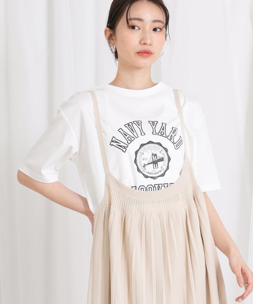 Boutique Ordinary（ブティークオーディナリー）の「ニットプリーツキャミワンピース（ワンピース・レディース・オフホワイト・FREE）」の16枚目の写真