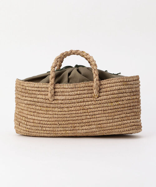 NOLLEY’S(ノーリーズ)の「【Le voyage en panie/ ルヴォヤージュエンバニエ】◇【WEB限定】編みハンドルフラットかご(かごバッグ・レディース・ベージュ/ベージュ系その他3/ブラウン・FREE)」の10枚目の写真