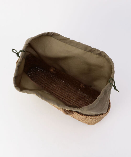 NOLLEY’S(ノーリーズ)の「【Le voyage en panie/ ルヴォヤージュエンバニエ】◇【WEB限定】編みハンドルフラットかご(かごバッグ・レディース・ベージュ/ベージュ系その他3/ブラウン・FREE)」の12枚目の写真