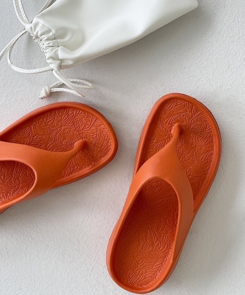 CALIFORNIA OUTFITTERS（カリフォルニア アウトフィッターズ）の「フリップフロップ トングサンダル（サンダル・レディース・ホワイト/ブラック/グリーン/オレンジ・S/L/M）」の4枚目の写真