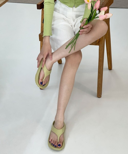 CALIFORNIA OUTFITTERS（カリフォルニア アウトフィッターズ）の「フリップフロップ トングサンダル（サンダル・レディース・ホワイト/ブラック/グリーン/オレンジ・S/L/M）」の12枚目の写真