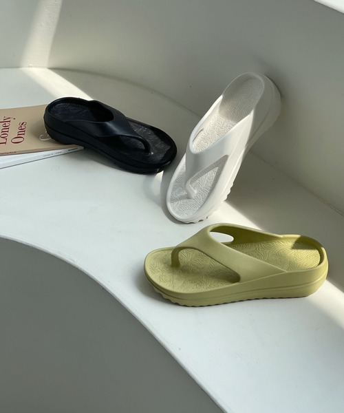 CALIFORNIA OUTFITTERS（カリフォルニア アウトフィッターズ）の「フリップフロップ トングサンダル（サンダル・レディース・ホワイト/ブラック/グリーン/オレンジ・S/L/M）」の9枚目の写真