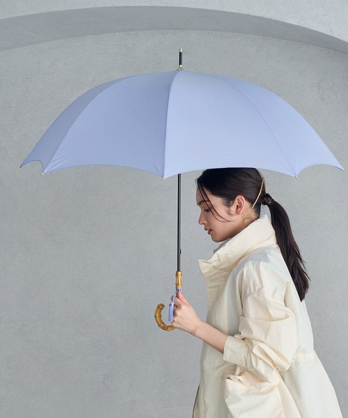 ROPE'（ロペ）の「バンブーハンドルアンブレラ 長傘（長傘・レディース・ベージュ/ミント/ダークパープル/ダークラベンダー/ピンク系その他2/オレンジ系その他・FREE）」の4枚目の写真