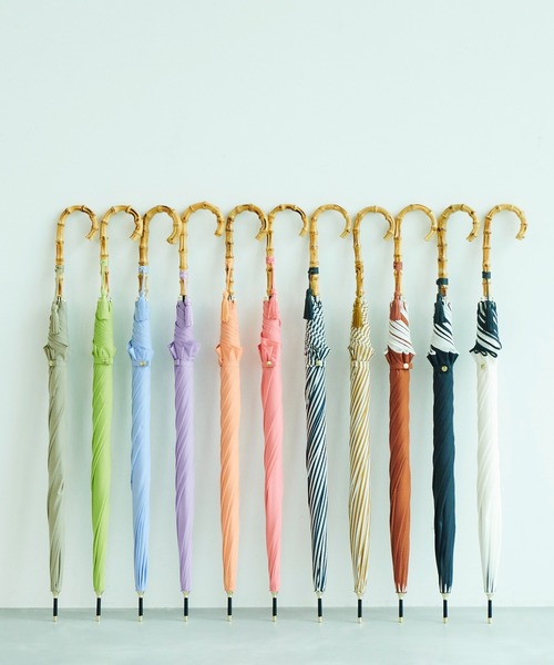 ROPE'（ロペ）の「バンブーハンドルアンブレラ 長傘（長傘・レディース・ベージュ/ミント/ダークパープル/ダークラベンダー/ピンク系その他2/オレンジ系その他・FREE）」の14枚目の写真