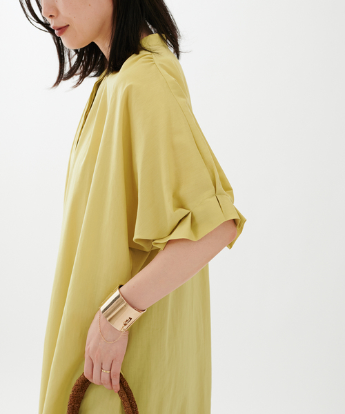 journal standard L'essage（ジャーナルスタンダードレサージュ）の「タックスリーブワンピース（ワンピース・レディース・ブラック/イエロー/ブラック系その他・FREE）」の22枚目の写真