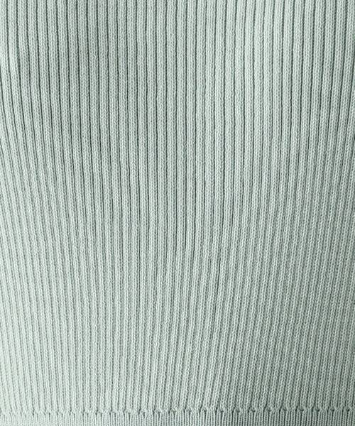 index(インデックス)の「◆バイカラープリーツニットワンピース【WEB限定サイズ】(ワンピース・レディース・ベージュ系その他7/グリーン系その他5/ブラック系4・40/38/42/36)」の6枚目の写真