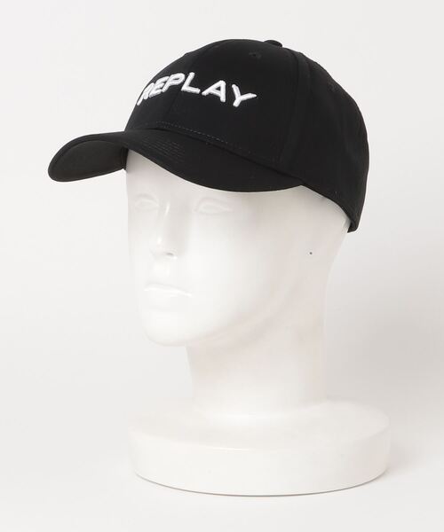 RAWLIFE(ロウライフ)の「REPLAY/リプレイ/LOGO CAP(キャップ・メンズ・ホワイト/ブラック・FREE)」の2枚目の写真