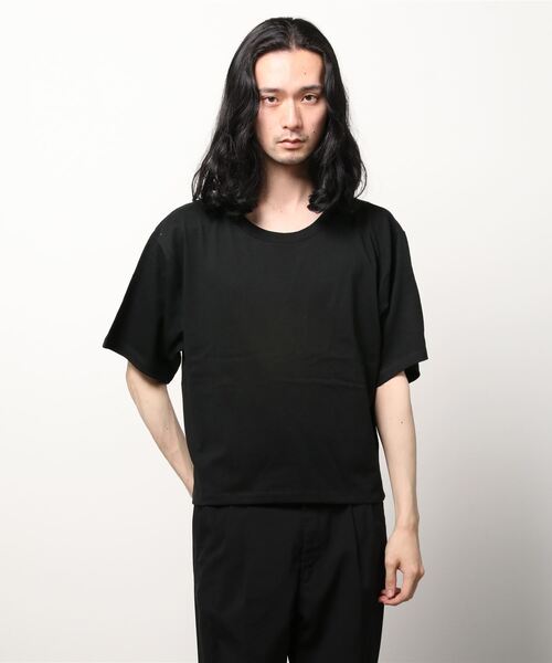 TRUSS（トラス）の「TRUSS/CROSS&STITCH / オープンエンド マックスウェイト ウィメンズオーバーTシャツ / OE1301-2（Tシャツ/カットソー・レディース・ベージュ/カーキ/グレー/ブラック/ホワイト・MEDIUM）」の15枚目の写真