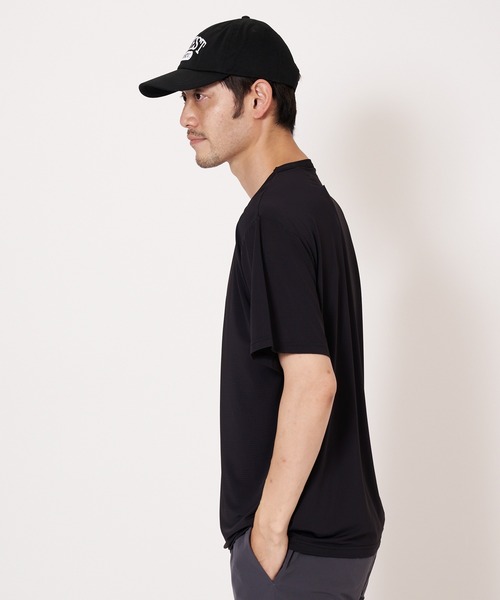 OUTDOOR PRODUCTS(アウトドアプロダクツ)の「超接触冷感 ジャガードメッシュクルーネック半袖Tシャツ(Tシャツ/カットソー・メンズ・ネイビー/ブラック/ホワイト/ライトグレー・MEDIUM/X-LARGE/SMALL/LARGE)」の12枚目の写真