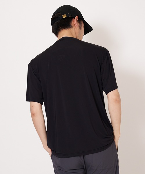 OUTDOOR PRODUCTS(アウトドアプロダクツ)の「超接触冷感 ジャガードメッシュクルーネック半袖Tシャツ(Tシャツ/カットソー・メンズ・ネイビー/ブラック/ホワイト/ライトグレー・MEDIUM/X-LARGE/SMALL/LARGE)」の13枚目の写真