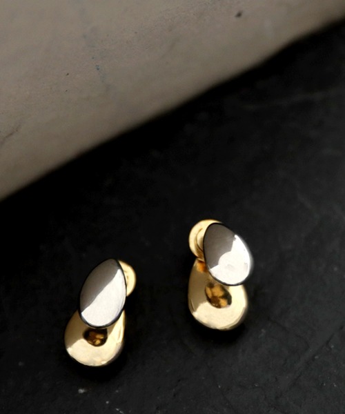 antiqua（アンティカ）の「大人の雰囲気醸す。配色キャッチ！ドロップモチーフピアス（ピアス（両耳用）・レディース・マルチ・FREE）」の6枚目の写真