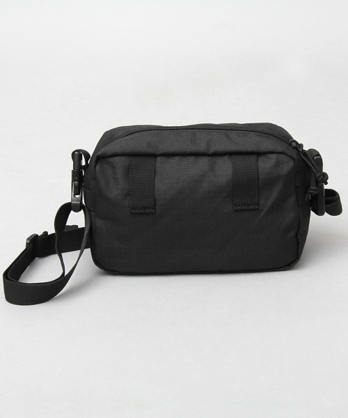 A.M.S.（エーエムエス）の「600D リップストップ ポリエステル 横型 ミニショルダーバッグ / スクエア（ショルダーバッグ・メンズ・ブラック・FREE）」の6枚目の写真