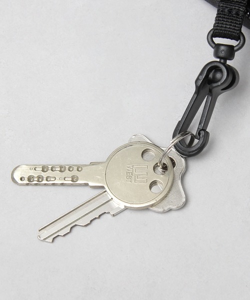 A.M.S.（エーエムエス）の「600D リップストップ ポリエステル 横型 ミニショルダーバッグ / スクエア（ショルダーバッグ・メンズ・ブラック・FREE）」の16枚目の写真