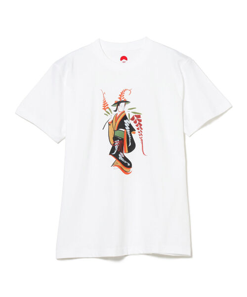 BEAMS JAPAN（ビームス　ジャパン）の「大津絵の店 × BEAMS JAPAN / 別注 大津絵 Tシャツ Ver.2.0（Tシャツ/カットソー・メンズ・ホワイト/ホワイト系その他2・SMALL/MEDIUM/LARGE）」の3枚目の写真