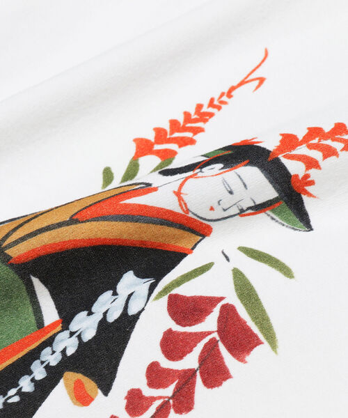 BEAMS JAPAN（ビームス　ジャパン）の「大津絵の店 × BEAMS JAPAN / 別注 大津絵 Tシャツ Ver.2.0（Tシャツ/カットソー・メンズ・ホワイト/ホワイト系その他2・SMALL/MEDIUM/LARGE）」の6枚目の写真