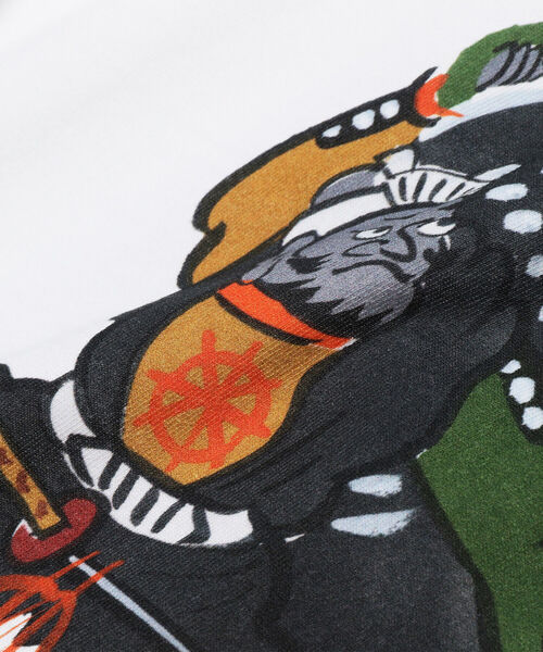 BEAMS JAPAN（ビームス　ジャパン）の「大津絵の店 × BEAMS JAPAN / 別注 大津絵 Tシャツ Ver.2.0（Tシャツ/カットソー・メンズ・ホワイト/ホワイト系その他2・SMALL/MEDIUM/LARGE）」の9枚目の写真