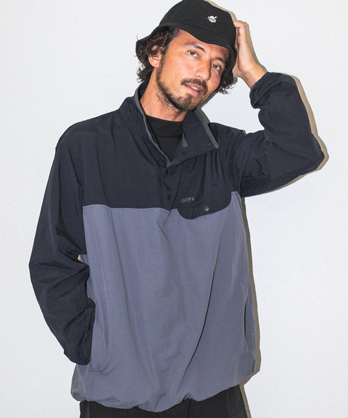 URBAN RESEARCH Sonny Label(アーバンリサーチサニーレーベル)の「OOPS 配色アノラックブルゾン(ブルゾン・メンズ・ブラック系その他/グリーン系その他/パープル系その他・LARGE/MEDIUM)」の5枚目の写真