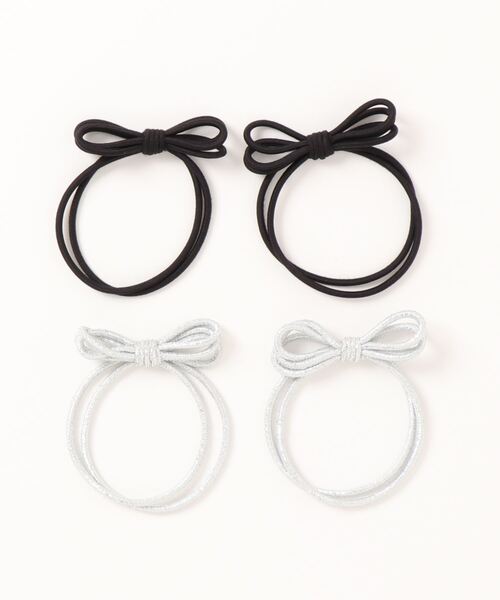 COLONY 2139（コロニートゥーワンスリーナイン）の「リボンヘアゴム4本SET（ヘアゴム・レディース・ブラック/ブラウン/その他・FREE）」の5枚目の写真