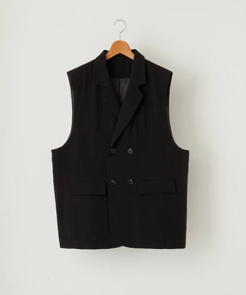 未使用☆UNITEDARROWS　ダブルティラードベスト　38　定価4.95 ダブルテーラードベスト（ベスト）｜WONDER WONDER（ワンダー