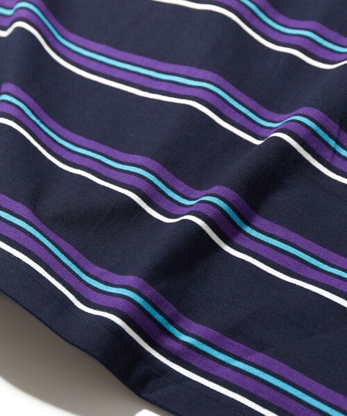 NAUTICA（ノーティカ）の「NAUTICA/ノーティカ Multi Border S/S Tee（Tシャツ/カットソー・メンズ・グレー/ネイビー/グリーン・SMALL/MEDIUM/X-LARGE/LARGE/XX-LARGE）」の10枚目の写真