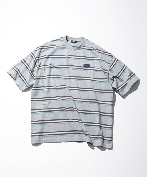 NAUTICA（ノーティカ）の「NAUTICA/ノーティカ Multi Border S/S Tee（Tシャツ/カットソー・メンズ・グレー/ネイビー/グリーン・SMALL/MEDIUM/X-LARGE/LARGE/XX-LARGE）」の13枚目の写真