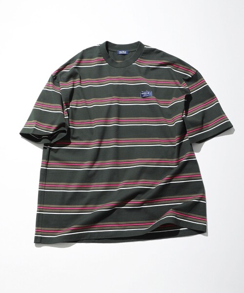 NAUTICA（ノーティカ）の「NAUTICA/ノーティカ Multi Border S/S Tee（Tシャツ/カットソー・メンズ・グレー/ネイビー/グリーン・SMALL/MEDIUM/X-LARGE/LARGE/XX-LARGE）」の12枚目の写真