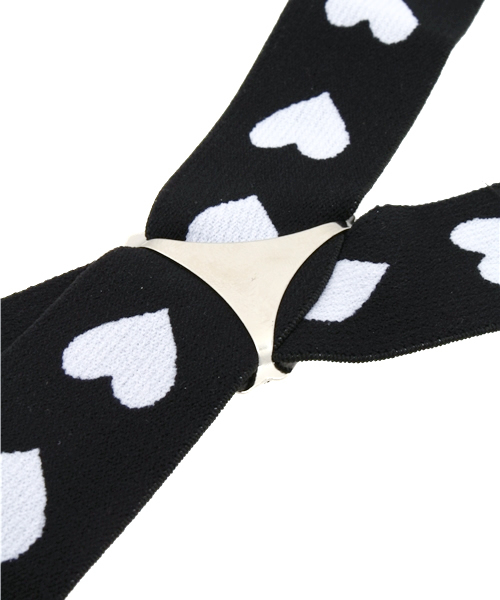 WEGO(ウィゴー)の「WEGO/ハートサスペンダー(サスペンダー・レディース・ブラック/パープル/ピンク・FREE)」の6枚目の写真