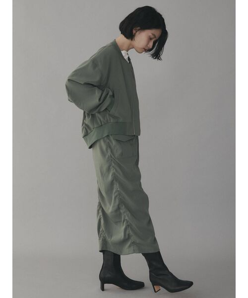COTORICA（コトリカ）の「【THE DAYZ TOKYO】スリーブパッカリングミリタリーブルゾン【セットアップ対応】【MA-1】（ブルゾン・レディース・ベージュ/カーキ・FREE）」の22枚目の写真