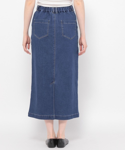 LEPSIM(レプシィム)の「ストレッチデニムナロースカート 288386(スカート・レディース・インディゴブルー・SMALL/MEDIUM/LARGE)」の7枚目の写真