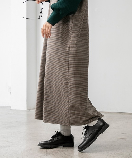 新品　BEAUTY & YOUTH フェイクレザーレースアップシューズ BONLECILL（ボンルシール）の「フェイクレザー レースアップ