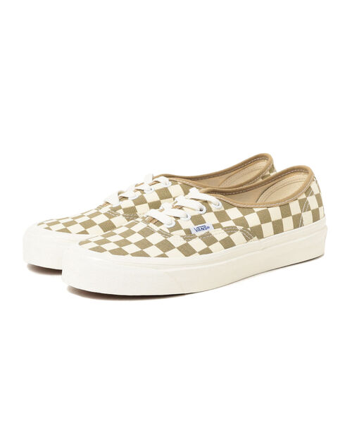 Ray BEAMS(レイビームス)の「【WEB限定】VANS / AUTHENTIC 44DX CHECKERBOARD(スリッポン・レディース・カーキ/オレンジ・5h/6/6h/5)」の5枚目の写真