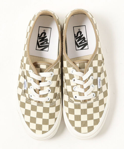 Ray BEAMS(レイビームス)の「【WEB限定】VANS / AUTHENTIC 44DX CHECKERBOARD(スリッポン・レディース・カーキ/オレンジ・5h/6/6h/5)」の9枚目の写真
