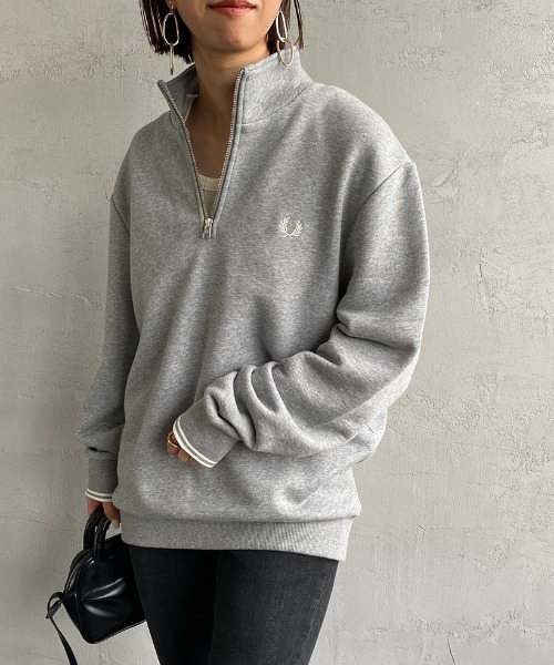 FRED PERRY トレーナー スウェット Half Zip Sweatshirt