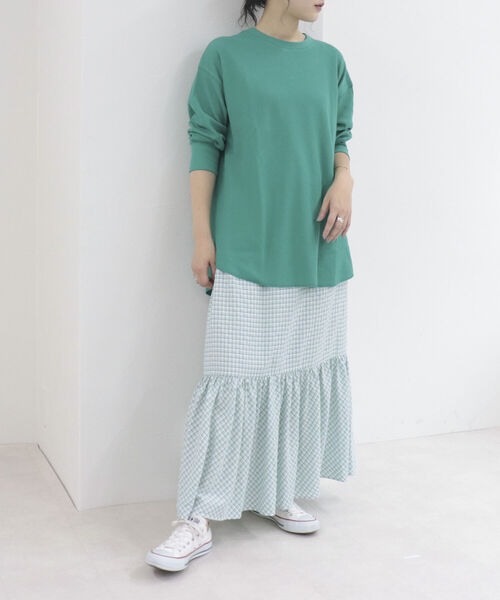 fredy repit（フレディレピ）の「ワッフル後ろレースアッププルオーバー（Tシャツ/カットソー・レディース・ピンク/グリーン/ライトグレー/ブラック系その他/ホワイト系その他・38）」の18枚目の写真