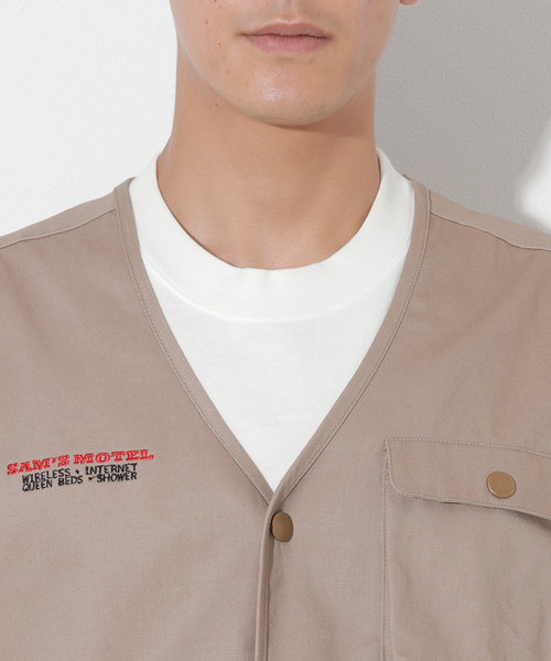 Oriens JOURNAL STANDARD(オリエンス ジャーナルスタンダード)の「Sams Work Vest(その他アウター・メンズ・ブラック/ベージュ/グリーン・MEDIUM/LARGE)」の18枚目の写真