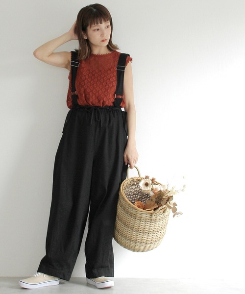 Crisp（クリスプ）の「シアーレースブラウス（シャツ/ブラウス・レディース・レッド/アイボリー・FREE）」の13枚目の写真